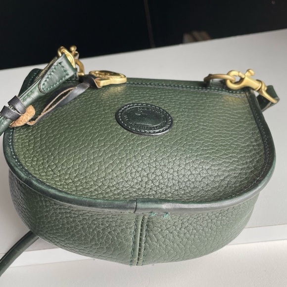 Dooney and Bourke awl leather IVY green  Mini crossbody belt bag wallet - Picture 9 of 15